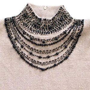 Grace Elements Shell Decorative Beaded Neckline